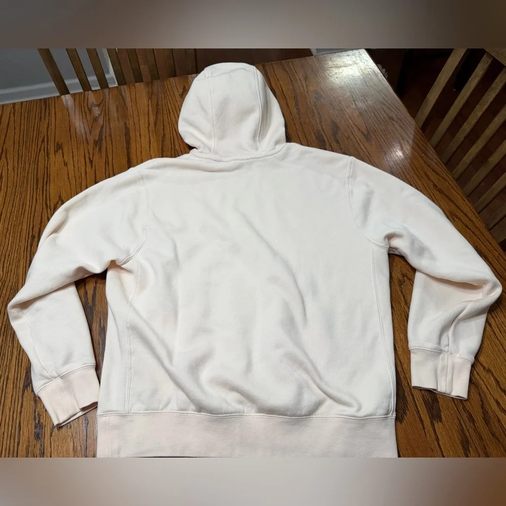 Nike Men's Medium Club Pullover Fleece Hoodie Light Orange Peach